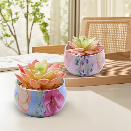 Scented Candles Gift Set for Women 4 Pack Soy Wax Candles with Dried Flowers Reusable Tin Aromatherapy Relaxation Gift for...