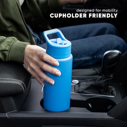 Simple Modern Water Bottle with Straw Lid | Vacuum Insulated Stainless Steel Metal | Reusable Leak Proof BPA-Free Cup for ...