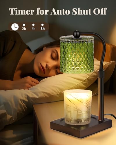Linstaine Candle Warmer Lamp with Timer Dimmer Adjustable Height, Birthday Gifts for Women, House Warming New Home Decor G...