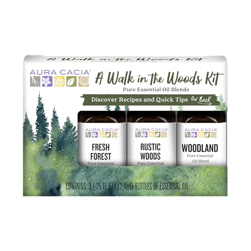 Aura Cacia Walk in the Woods, Essential Oil Kit Count, 0.75 Fl Oz