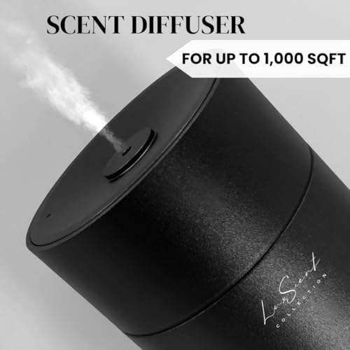 Aroma Scent Diffuser Starter Kit for Up to 1000SQ. FT. Coverage - 500ML Waterless Essential Oil Scent Included - Luxury Ar...