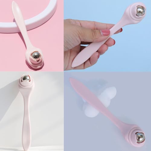 DeaHea 2 Pack Eye Cream Applicator Wand Stick Small Face Roller Eye Serum Applicator Massager Eyes Care Stick Cooling Ther...
