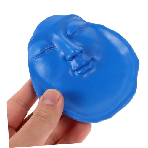 CAXUSD Abstract Face Resin Tray Decorative Organizer Storage Dish for Bedroom Bathroom Decor Versatile Aesthetic Home Accent