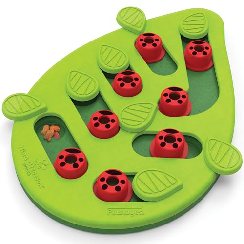 Catstages Nina Ottosson Buggin' Out Puzzle & Play – Interactive Cat Puzzle Feeder for Indoor Cats, 16 Hidden Treat Compart...
