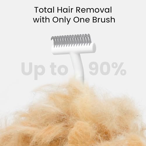 aumuca Undercoat Rake for Dogs & Cats – Deshedder & Grooming Brush – Dog Brush & Cat Brush for Long or Short Hair – Dematt...