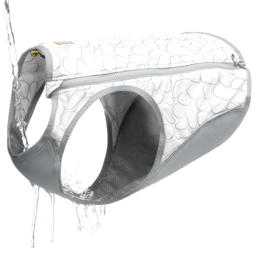 Ruffwear, Swamp Cooler Zip Dog Vest, Evaporative Cooling for Hot Weather, Graphite Gray, X-Large