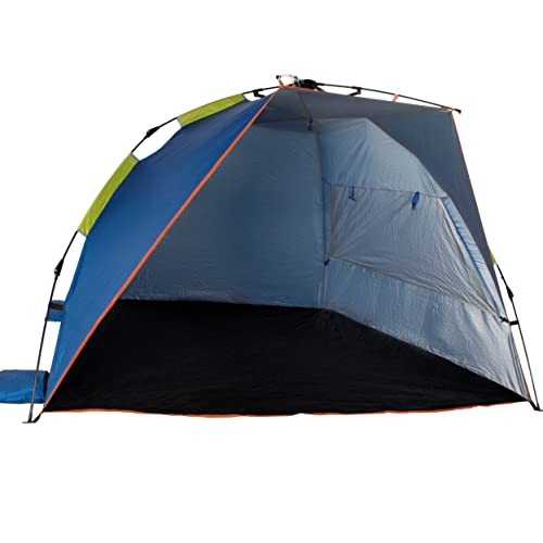 Bliss Hammocks Pop-Up Beach Tent w/Carrying Bag, Collapsible Design, Sun Protection and Weather Resistant