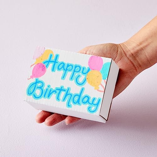 Stockroom Plus Mailing Box - 50 Pack, White, 4 x 3 x 2 Inch Corrugated Cardboard - Foldable Business Card Boxes & Mailers ...