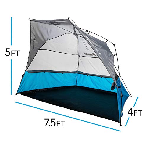 Franklin Sports Sideline Sunblocker Shelter - Easy Set Up - Portable and UPF 50+ Protected Design - Great for Beach and Sp...