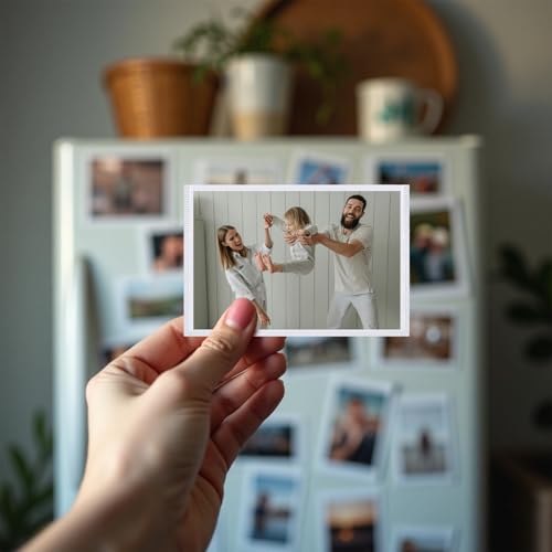 KKJCXY Magnetic Picture Frame, 10 Pcs Magnetic Picture Frames for Refrigerator 4x6, Magnetic Photo Frames with White Borde...