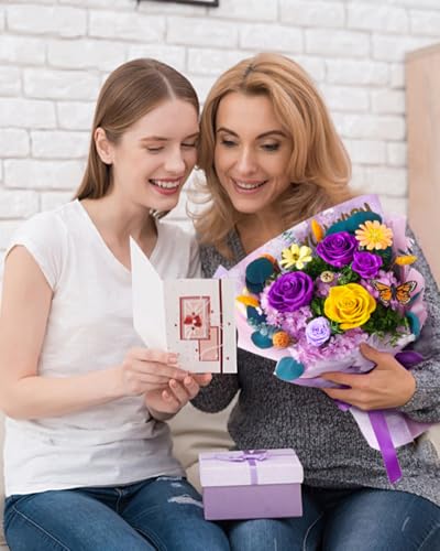 Beaulasting Roses Mothers Day Flowers for Delivery Prime Forever Flowers Mom Preserved Roses Bouquets Flower Birthday Gift...