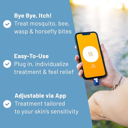 heat it - Smartphone-Powered Insect Bite Healer - Chemical-Free Relief from Itching & Pain just with Concentrated Heat - f...