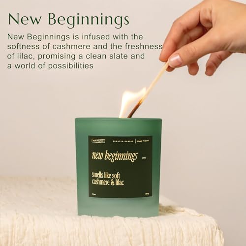 Benevolence LA New Beginnings Scented Candles | 10 oz, 40-50 Hour Burn, New Home Candle | House Warming Gifts for Women, F...
