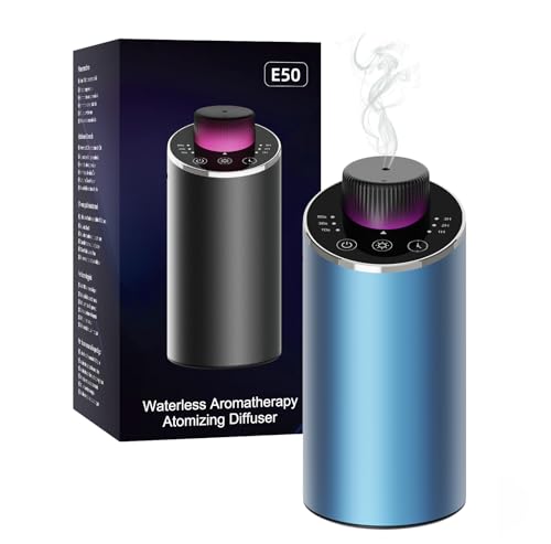 Waterless Essential Oil Diffuser Aromatherapy Scent Diffusers for Home Large Room, Bedroom, Car, Office, Desk, Battery Ope...