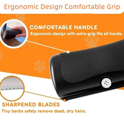Deshedding Dog Brush, Pet Grooming for Dogs, Cats & Horses, Groom Brush Pro for Shedding & Knots - Ergonomic Dog Groomer f...