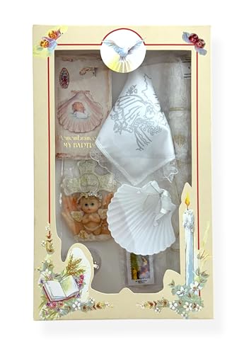 New Boys Girls Complete Baptism Christening Candle Gift Set English Missal Religious Gift