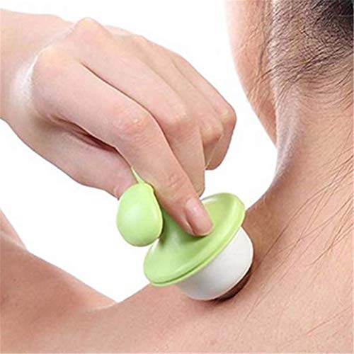 VUFVOID 2PCS Handheld Body Massager Mini Potted Plant Shaped Roller Ball Bead Relaxation Neck Foot Face Pot Desk Decor Mas...