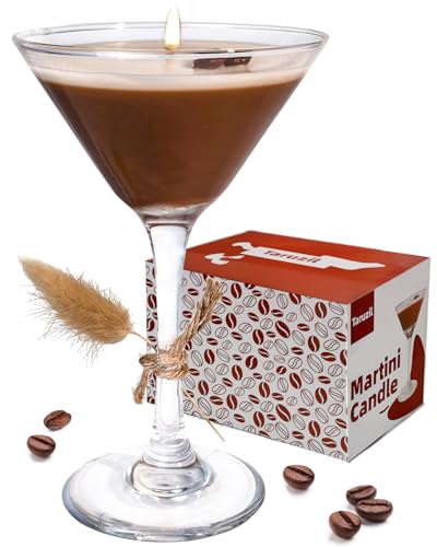 Taruzil Coffee Martini Candles Gifts for Women Men, Scented Candles Unique Gifts for Women Girl Friend Soy Wax Candles for...