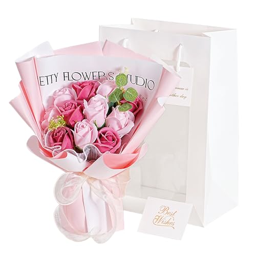 Preserved Flowers, Eternal Flower Roses Bouquet for Mom Grandma Wife Women Girlfriend on Mothers Day Gifts Anniversary Bir...