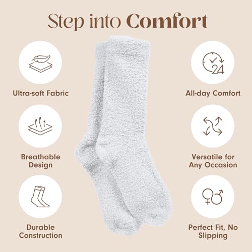 Unboxme Gifts Warm & Cozy Ultra-Luxe Cloud Sock, Easter Gift for Women & Men - Super Soft Luxurious Fabric Sleep Socks