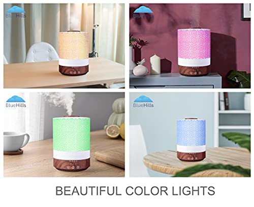 BlueHills 2500 ML XL Essential Oil Diffuser for Large Room Aroma Humidifier Home Decor Bed Baby Room Big Huge 2.5 L Capaci...