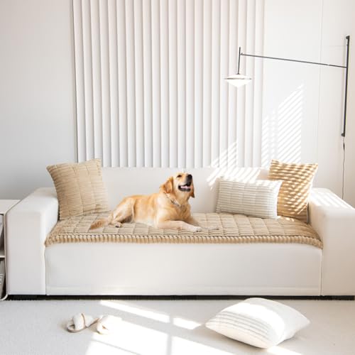 Gumfolk Pet Couch Covers for Sofa Slipcovers Couch Protector for Dogs Washable Cushion Cover, Sofa Pad Blanket Furniture, ...