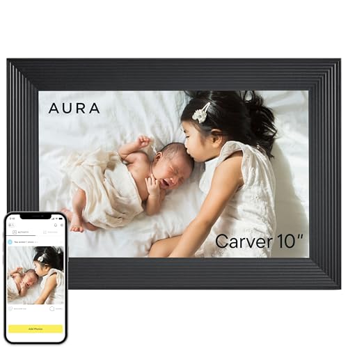 Aura 10" HD Digital Picture Frame | Wirecutter's Best Digital Frame for Gifting | Send Photos Directly to Your Frame from ...