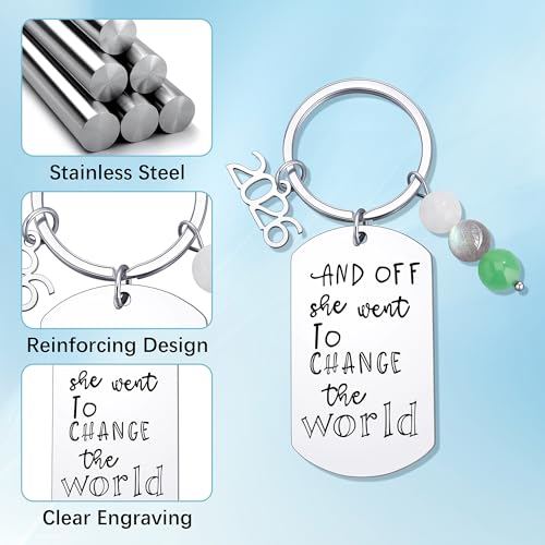 JoycuFF 2026 Graduation Gifts for Her Class Of 2026 Keychian Gift University College High School Graduate