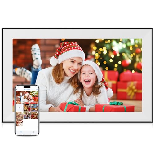 Dragon Touch 15.6 Inch Large Digital Picture Frame - WiFi Digital Photo Frame with 32GB Storage, FHD 1080P Touch Screen, A...