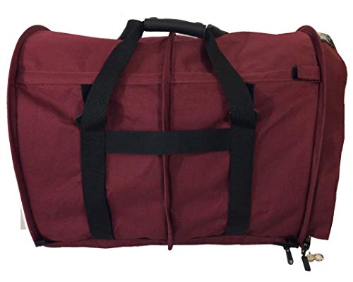 SturdiBag XL Pet Travel Carrier: Flexible Height for Cat and Dog Soft Sided with Safety Clips and Seatbelt Straps | Bordea...