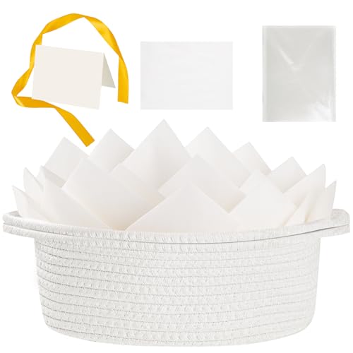 woric Woven Basket Gift Basket Storage Baskets with Handles for Wedding Gifts Empty Mothers Day Graduation Gifts Stuffers ...