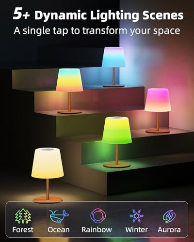 EZVALO Spa-Like Shower Lamp – Waterproof Bathroom Lamp with Remote, Rechargeable Cordless Mood Light, 3 Color Temps & 80 R...