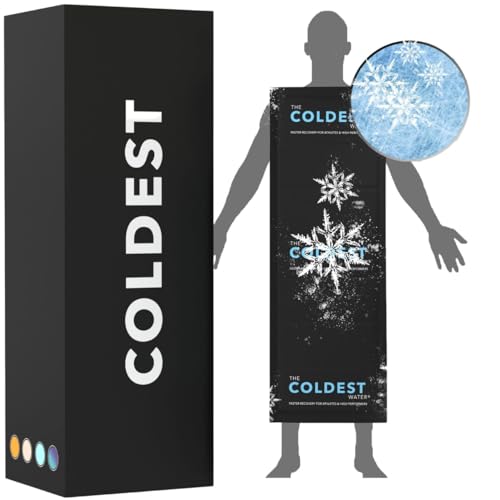 Coldest Extra Large Ice Pack for Back and Full Body - Cold Compress for Pain Relief, Ice Blanket for Sleeping or Ice Pad P...
