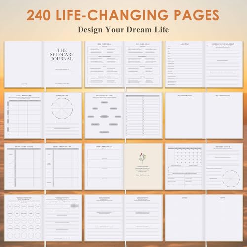 Lanpn Self Care Journal for Women, Self Love Guided Journals with Prompts, Daily Reflection Wellness & Gratitude Planner, ...