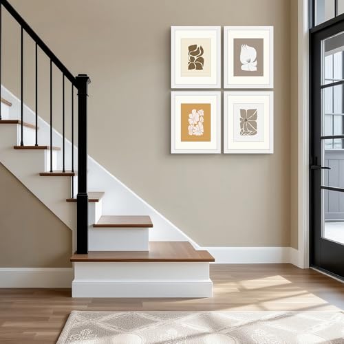 Frametory, 11x14 Frames Display 8x10 Picture with Mat or 11x14 Photo Without Mat, Shatter-Resistant Glass, Pre-Installed W...
