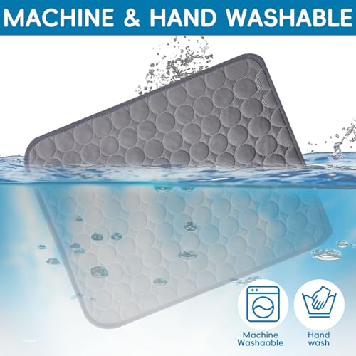 Cooling Dog Mat Extra Large, 28" x 20" Thick & Durable Washable Cooling Mat for Extra Large Dogs, Portable Extended Coolin...