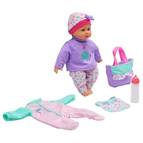 Dream Collection, Baby Keepsake Gift Set - Lifelike Baby Doll and Accessories for Realistic Pretend Play, Hard Body - 14”