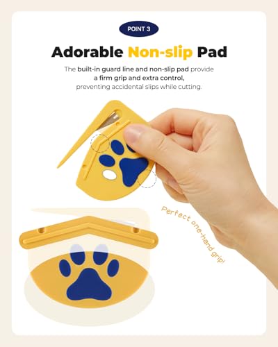 PETHROOM Easy Tangle Cutter for Dogs & Cats | Professional Dematting Tool with Steel Blade | Cat Matted Fur Remover | Safe...