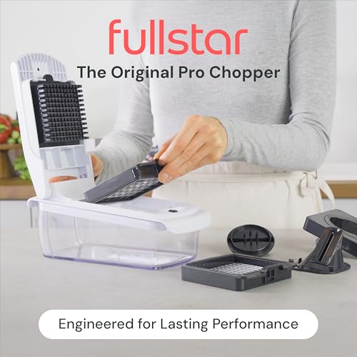 Fullstar The Original Pro Chopper - Vegetable Chopper and Spiralizer, Food Chopper with Container, Fruit Slicer, Kitchen G...