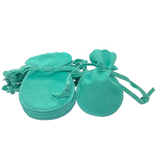 wanerxin 10pcs Mini Small Velvet Drawstring Pouches Gift Bags for Jewelry,Ring,Earrings,Earphone,Wedding Favors, Party Fav...