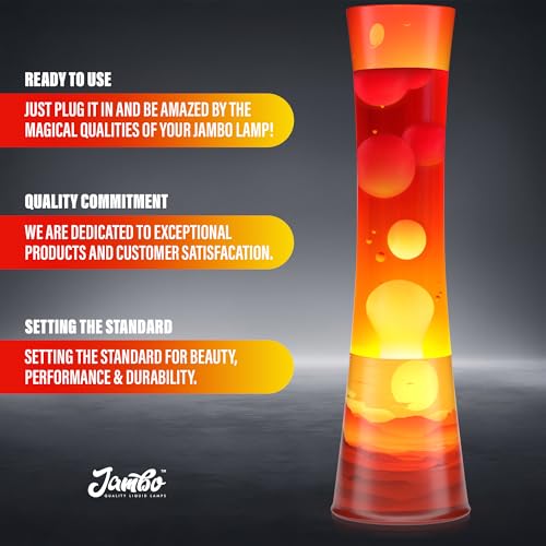 JAMBO 15.5" The Upgraded Motion Lamp, Sunset Decal Motion Light, Beautiful Home Decor, Living Room Bedroom Lamp, Relaxing ...