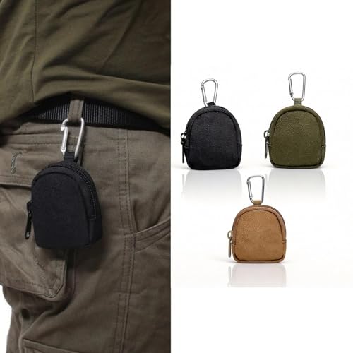 3Pcs Mini Coin Purse Keychain Set Small Backpack Keychain Clip-On Wallet Portable Coin Purse Gift for Friends
