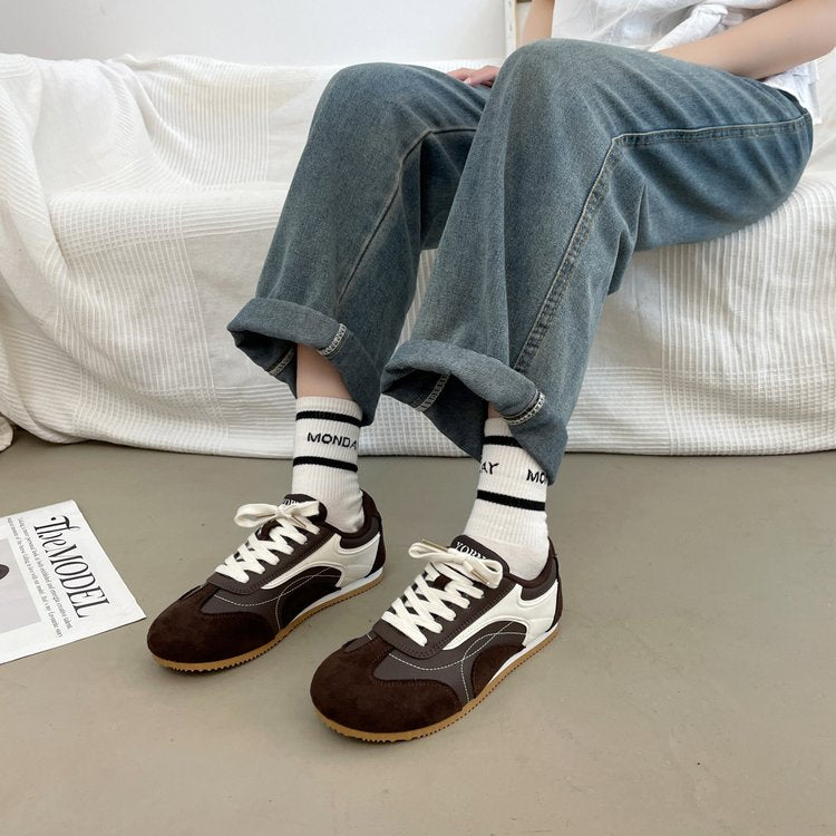 New Korean Version Of German Training Shoes For Female Students In Sports And Leisure