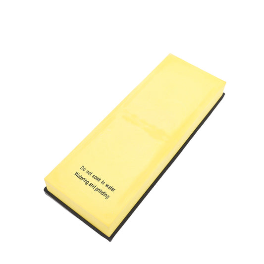 Sharpening Stone Yellow 3000 Grit Professional Whetstone With Anti Slip Base For Kitchen Cutters Scissors