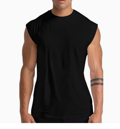 Men's Fitness Summer Sleeveless Vest With Reflective Stripes On Back, Direct From Factory, Casual Vest