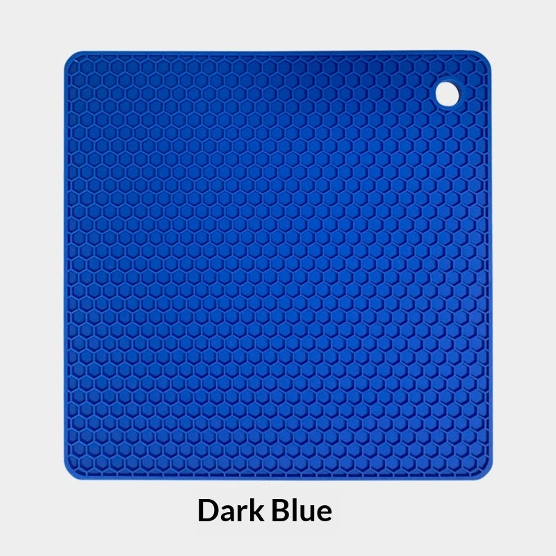Insulated Silicone Honeycomb Mat Square Kitchen Placemat