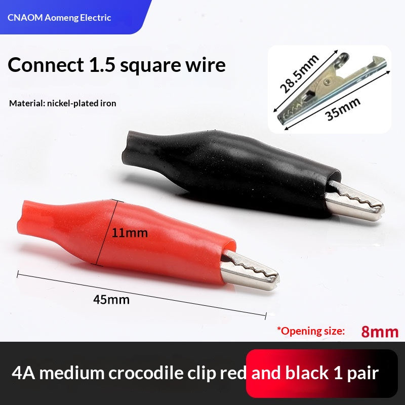 Pure Copper Alligator Clip For Car Battery Charging