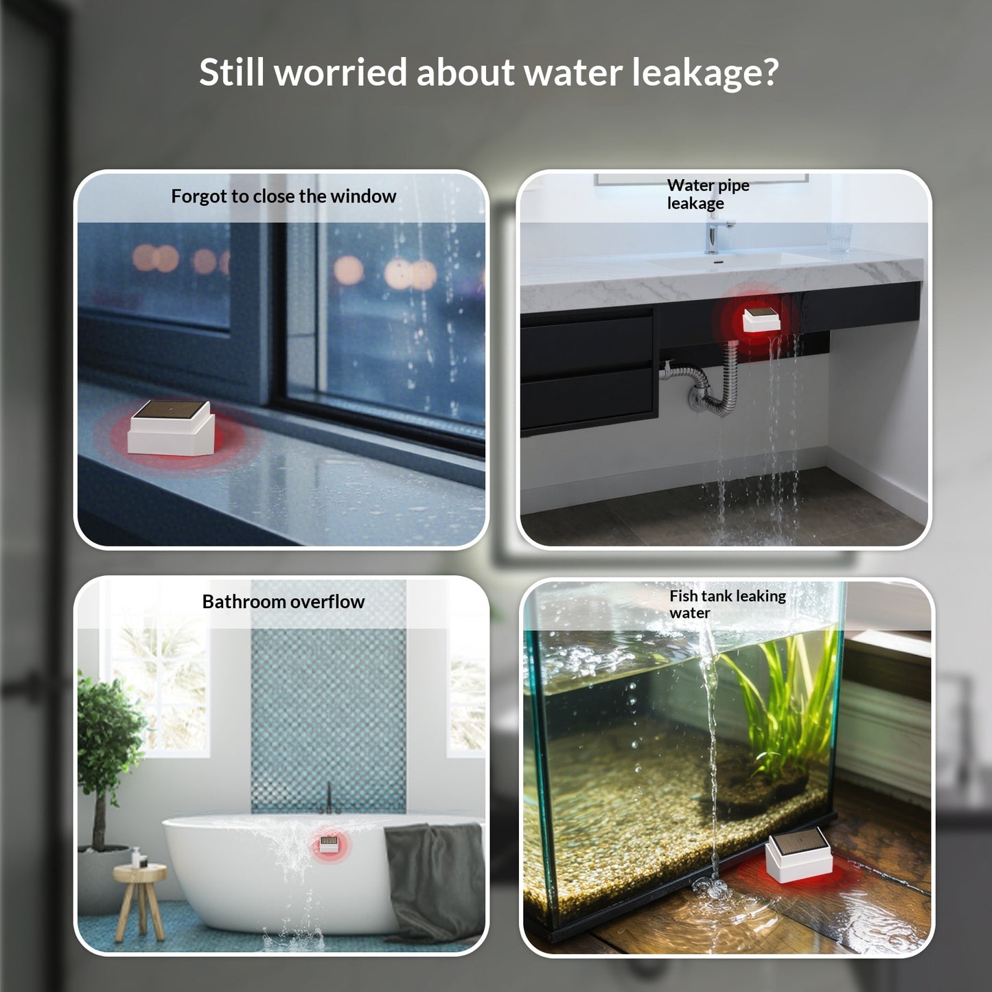 Graffiti Smart Home Outdoor Mini Rainfall Sensor