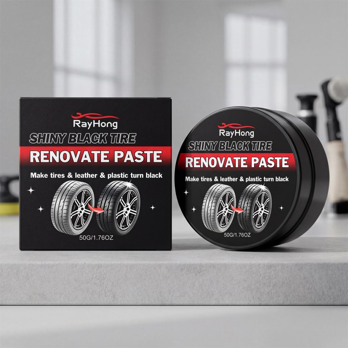 Tire-care Brightening Black Tire Polishing Cream