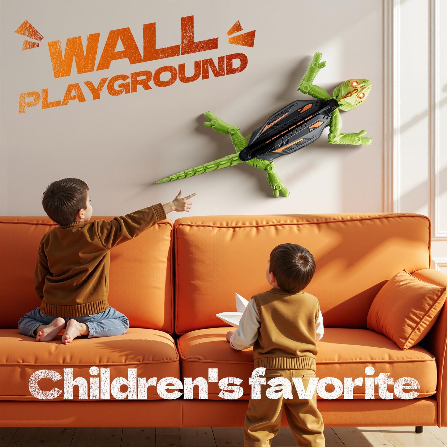 Realistic Wall-Climbing Gecko Toy  Birthday Gift For Children Aged 6